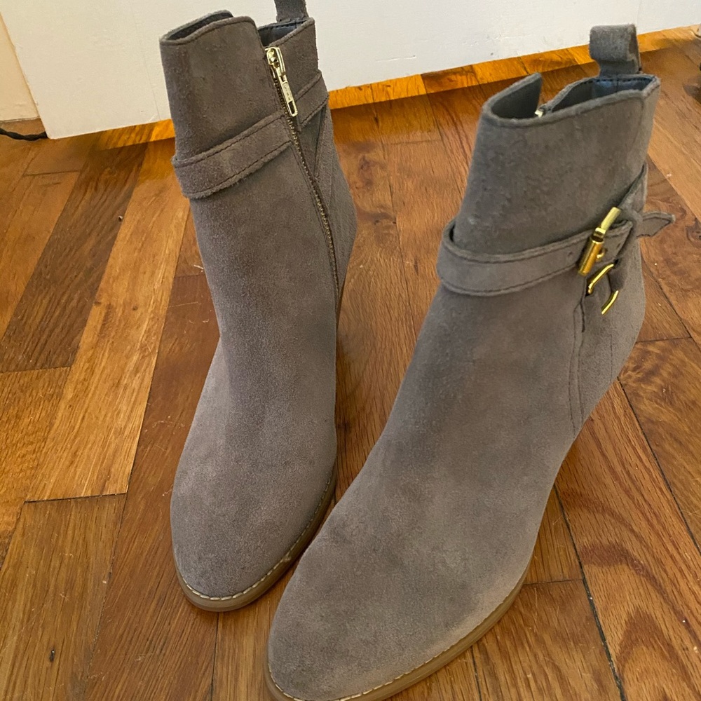 Ralph Lauren suede booties